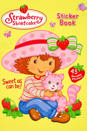 strawberry shortcake sticker book